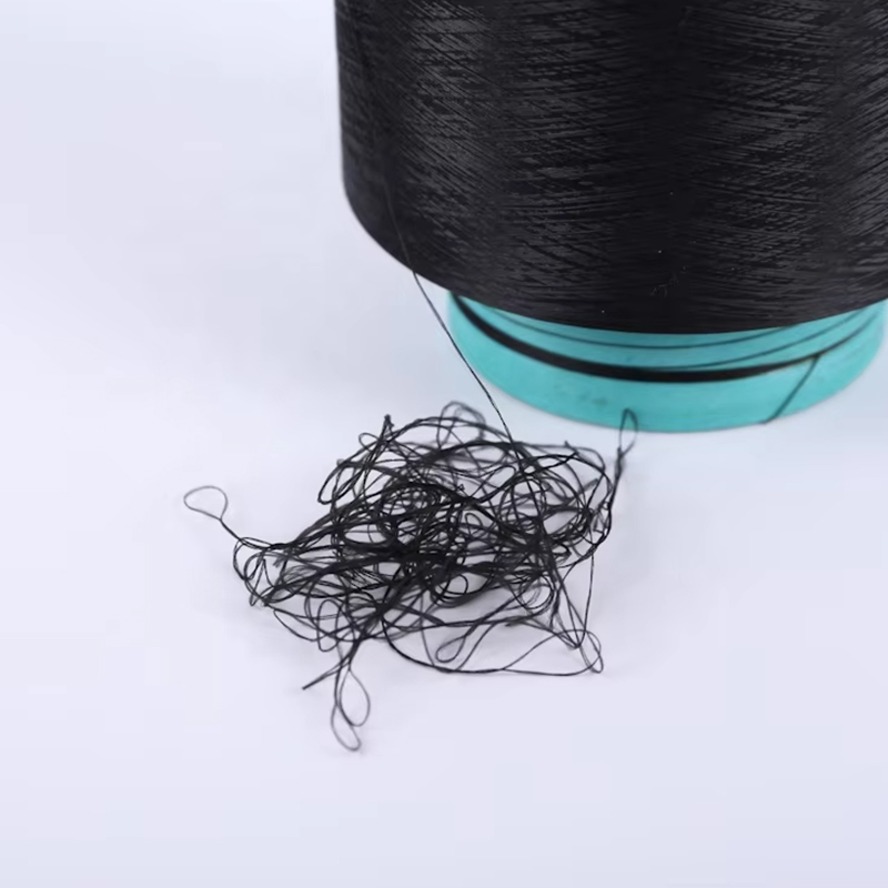 পলিয়েস্টার ডিটি সুতা 100 ডি/144f কালো পলিয়েস্টার ডিটি সুতা 100 ডি/144f কালো